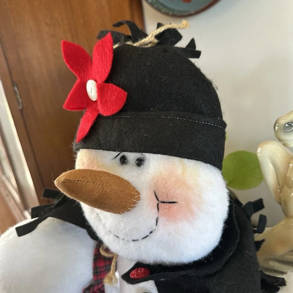 VTG Weighted Snowman Doorstop 15